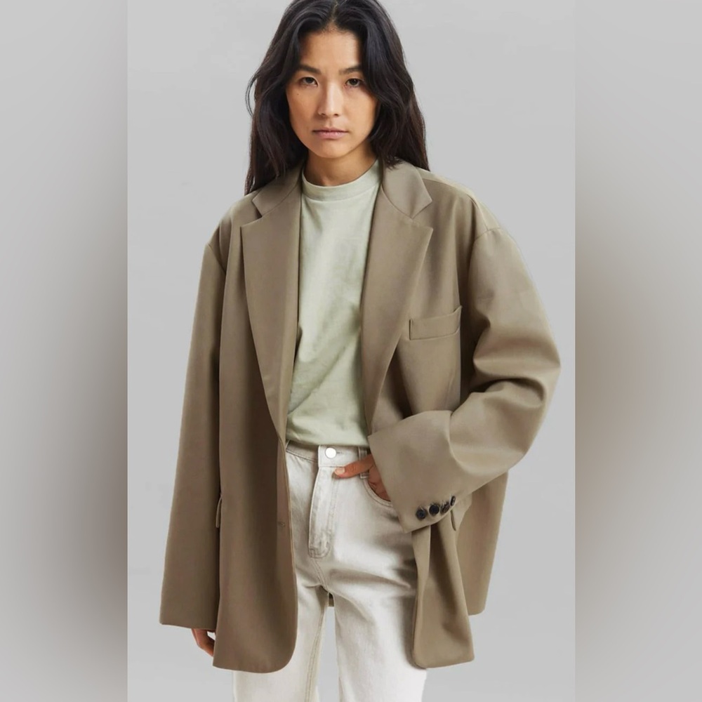 The Frankie Shop Oversized Boyfriend Blazer
